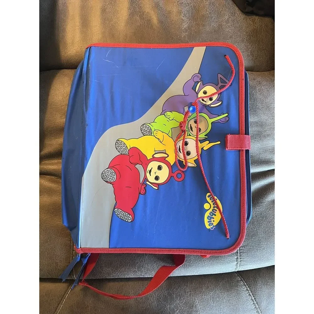 Vintage 1999 Teletubbies‎ Activity Lap Bag Kids Travel Carry Case Rare